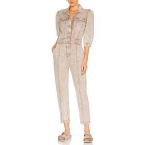 YFB Clothing Kahrina Jumpsuit in Driftwood Mineral Wash Size M